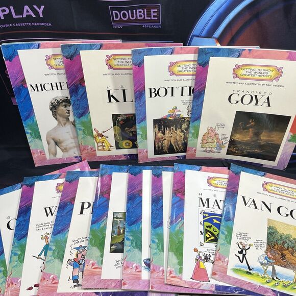 FAMOUS ARTISTS Getting to Know the World's Greatest Artists Mike Venezia LOT 13 - Picture 1 of 9